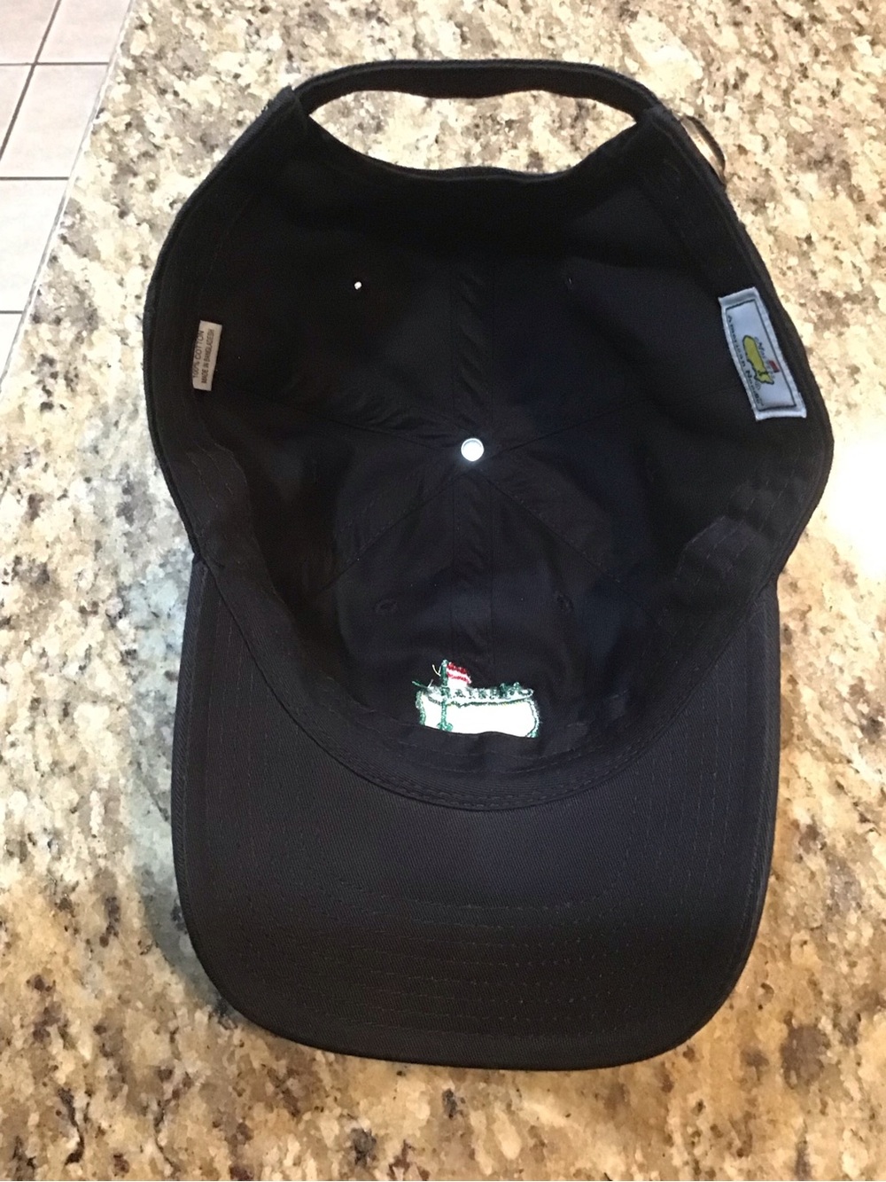 The Masters Black Golf Cap - Picture 2 of 4